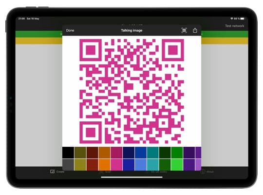 Design your QR codes with different colors