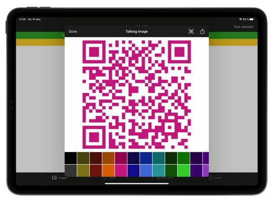 Design your QR codes with different colors